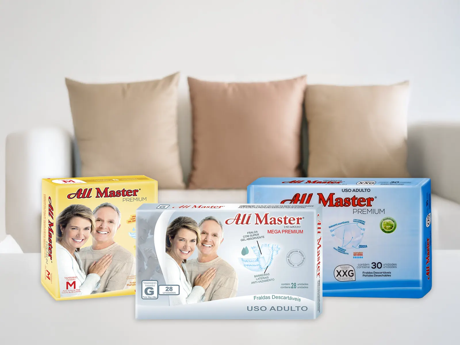 Linha de produtos Ali Master Linha de produtos Ali Master